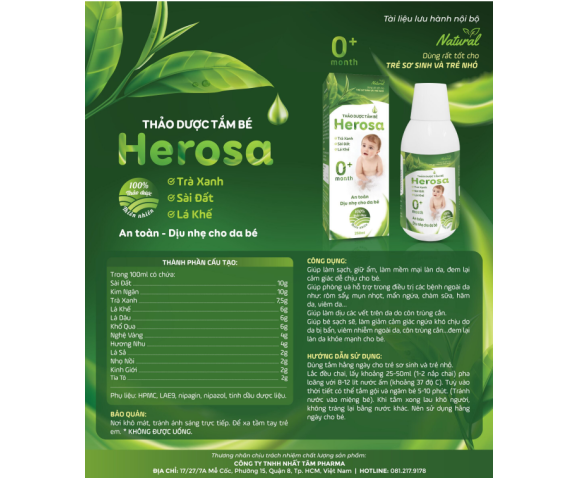 HEROSA -Thảo Dược Tắm Cho Bé